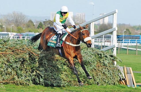 Jason Maguire on Ballabriggs wins the Grand National