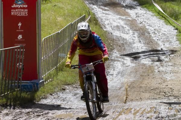 Leonie Picton kept her winning streak alive in the elite women's downhill