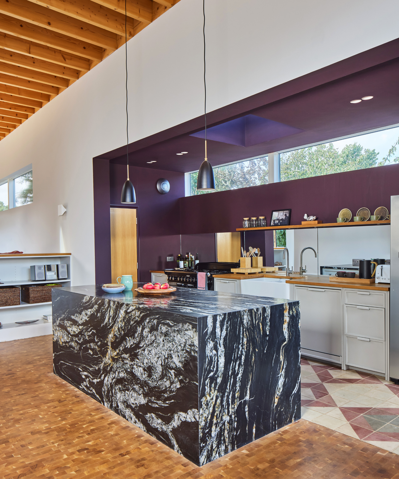 kitchen with island