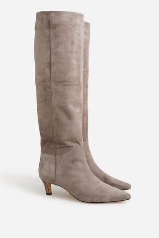 J.Crew Stevie Knee-High Boots in Suede