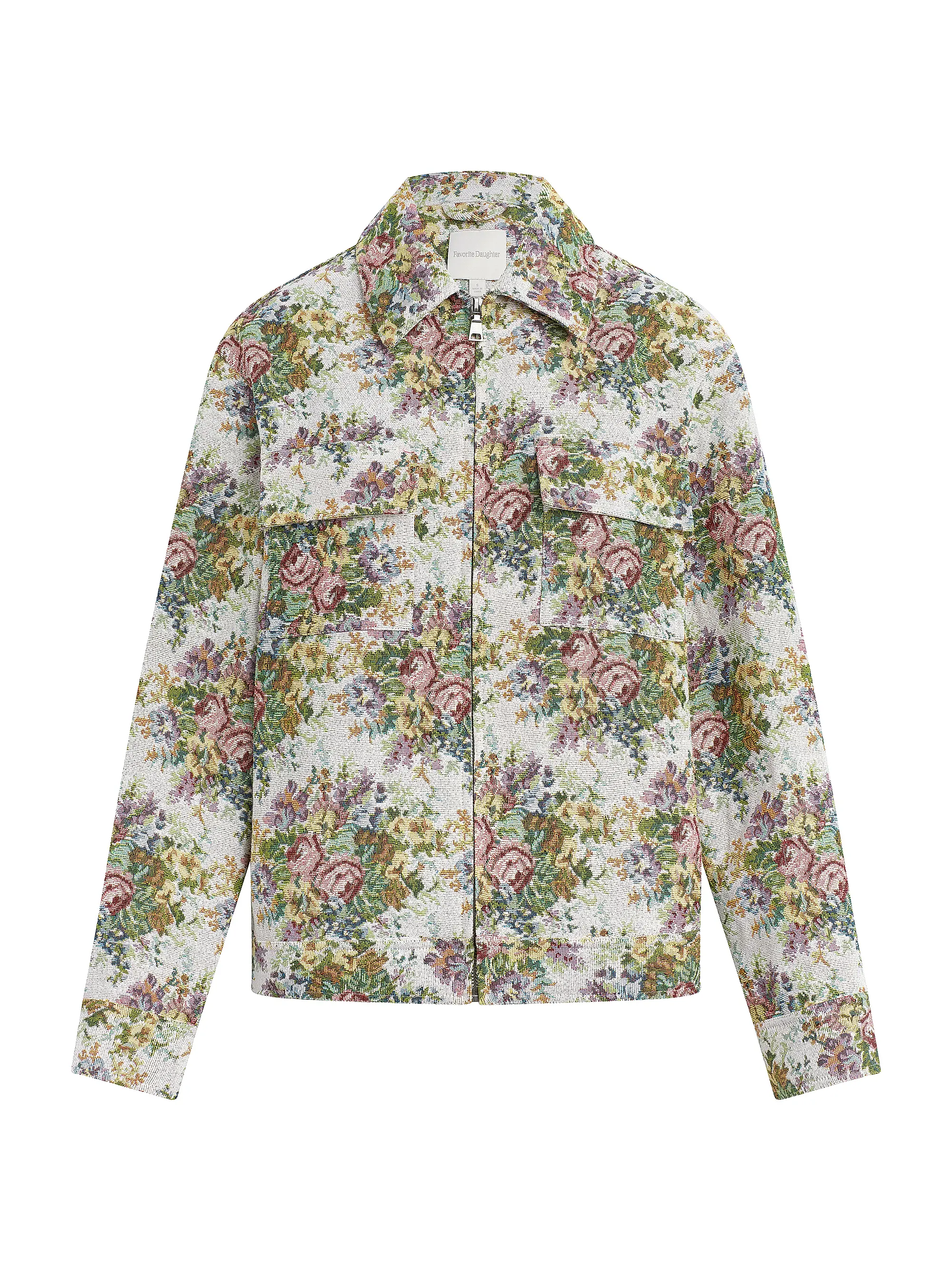 The Birdie Floral Jacquard Jacket