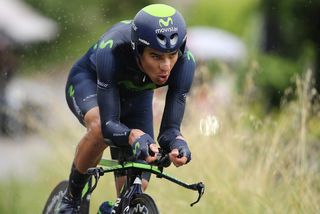 Andrey Amador (Movistar Team) moved up to third overall after the time trial