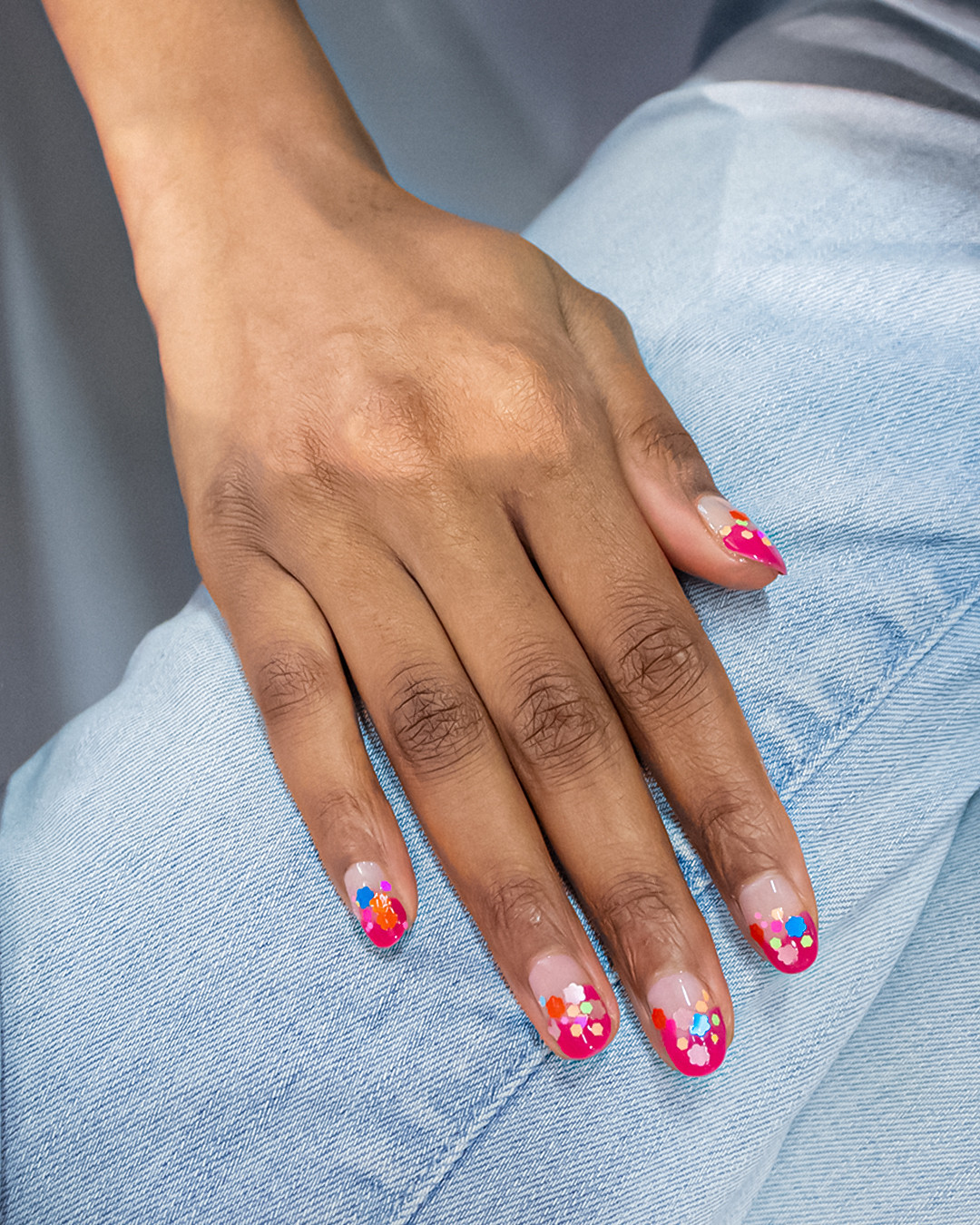 confetti nails