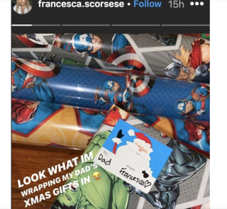 Marvel wrapping paper