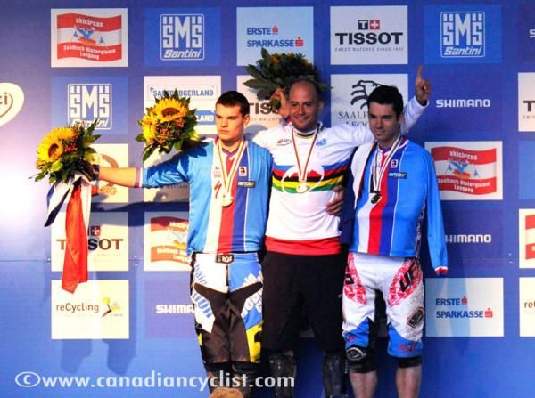 Podium: Michael Mechura, Roger Rinderknecht, Tomas Slavik
