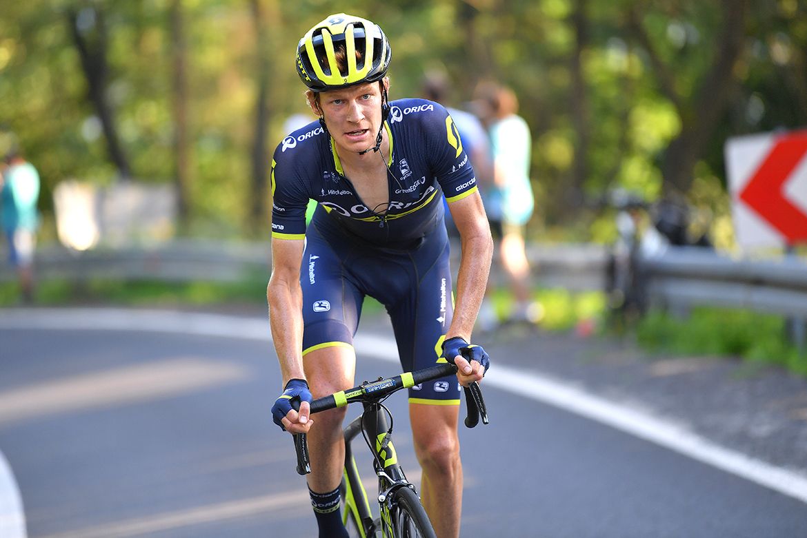 Jack Haig (Orica-Scott) on the attack