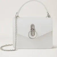 Amberley White Grain Leather Crossbody Bag, £795 ($1,013) | Mulberry&nbsp;