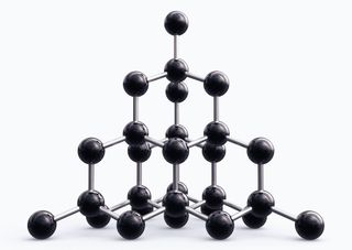 Diamond molecular structure