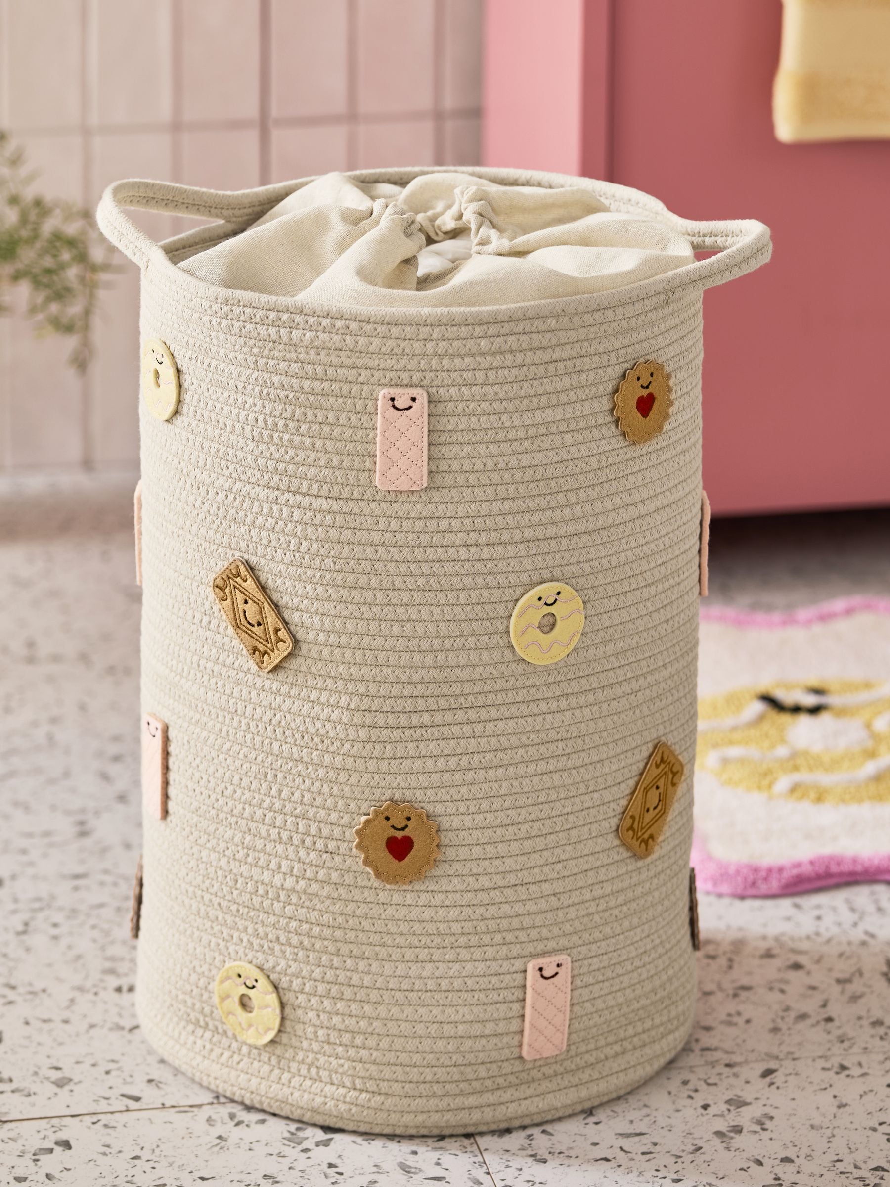 Natural Biscuit Laundry Bag - Size One