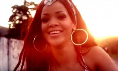 Rihanna in her video for "Man Down," a song that reportedly took 12 minutes to write but more than $1 million to record and promote.