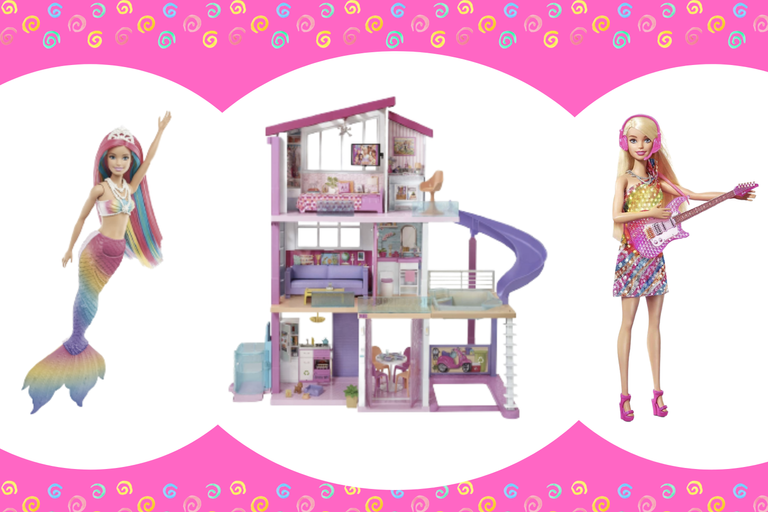 collage of the best Barbie Black Friday deals Amazon