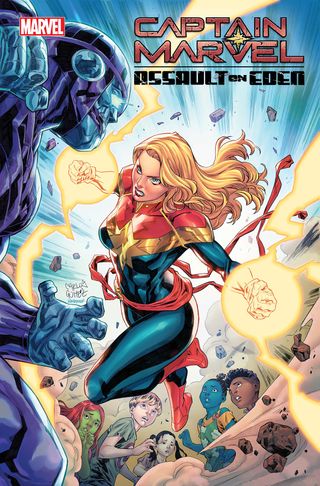Captain Marvel: Assault on Eden #1 cover art