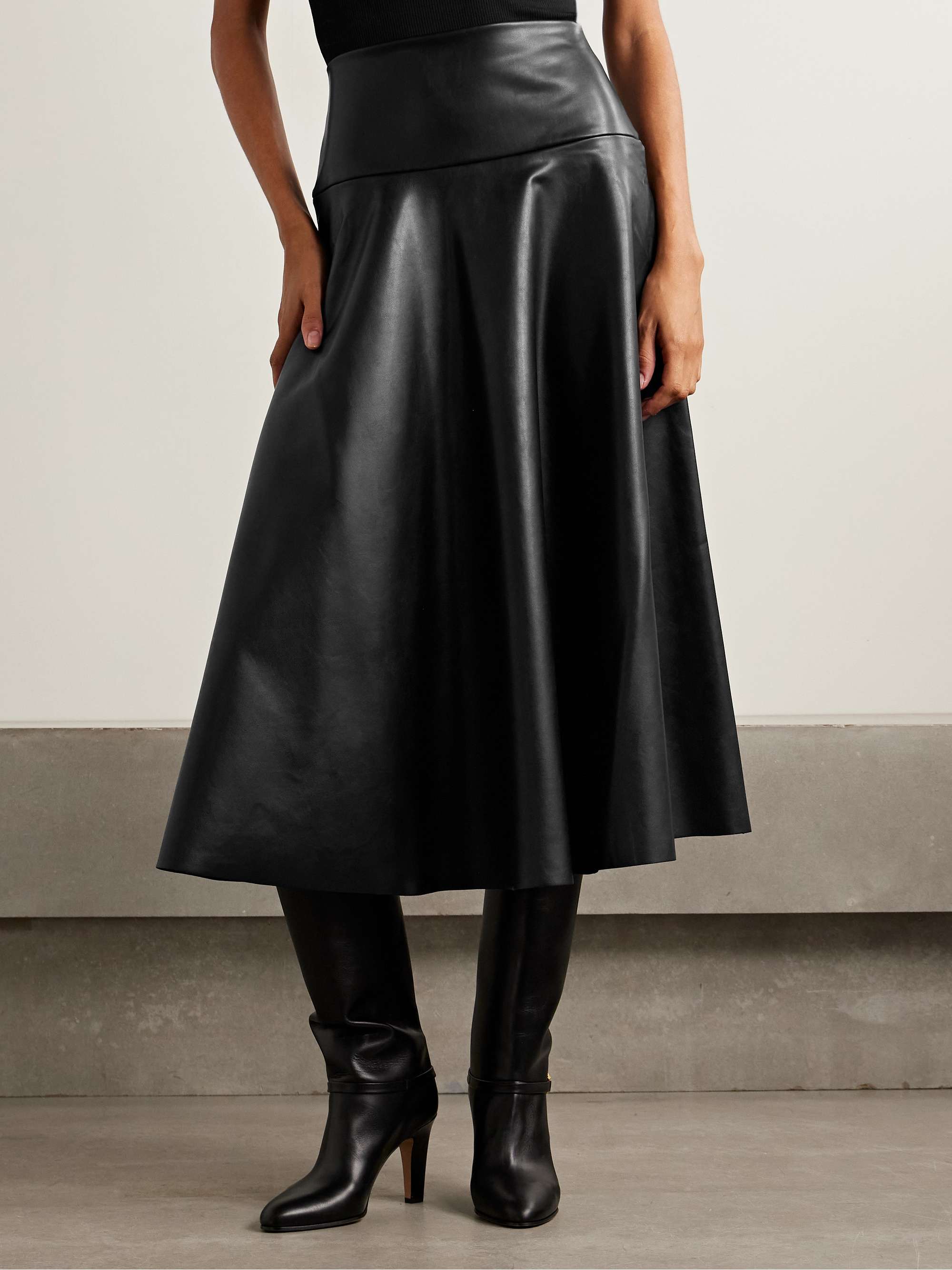 Vegan Midi Skirt