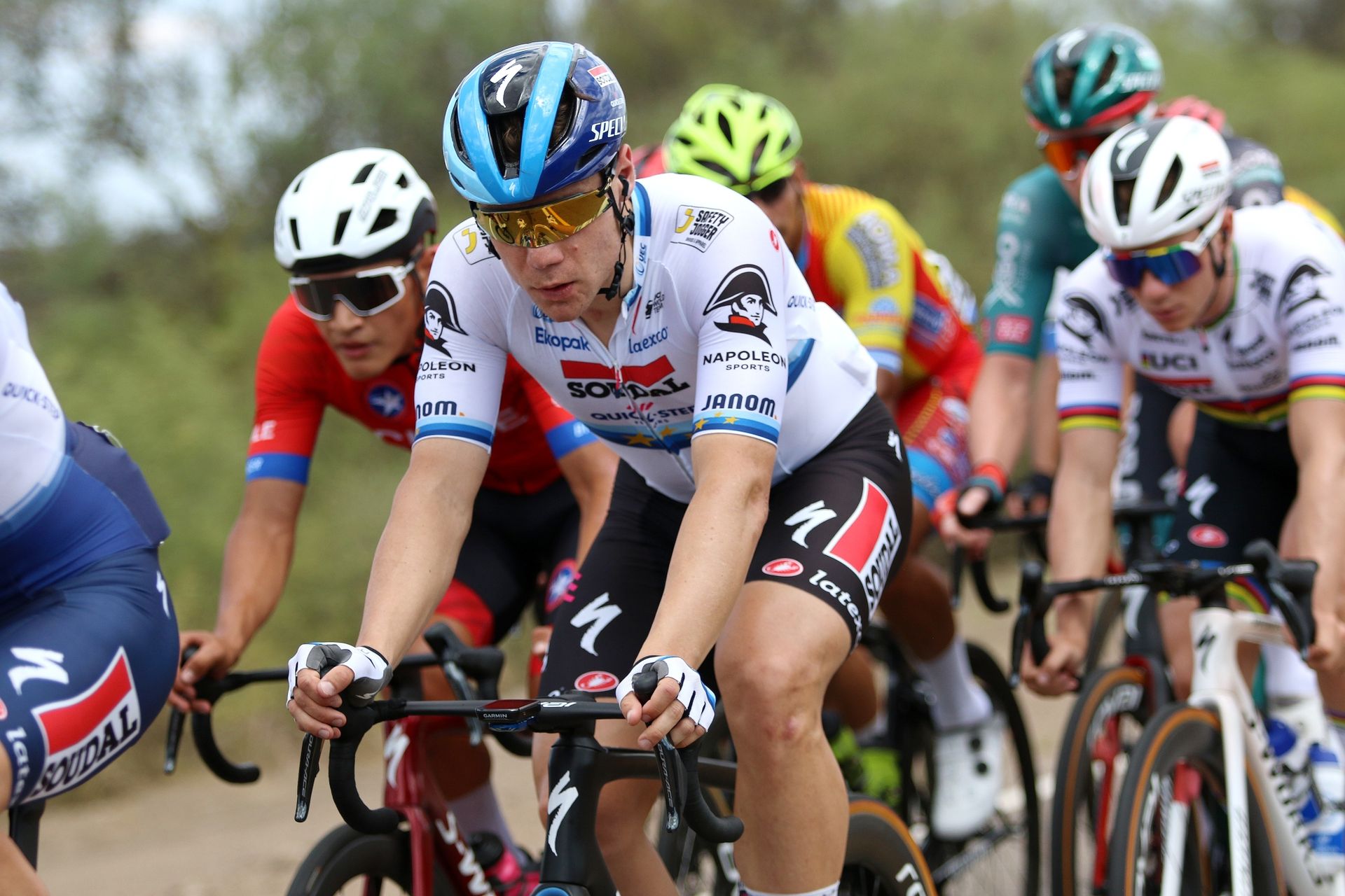 Fabio Jakobsen of Netherlands and Team Soudal Quick-Step competes during the 39th Vuelta a San Juan International 2023