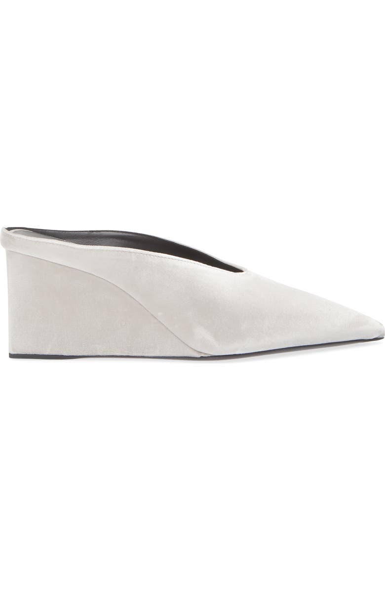 Cube Pointed Toe Wedge Mule