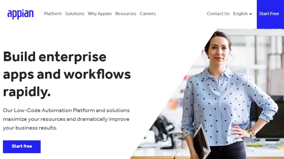 Website screenshot for Appian