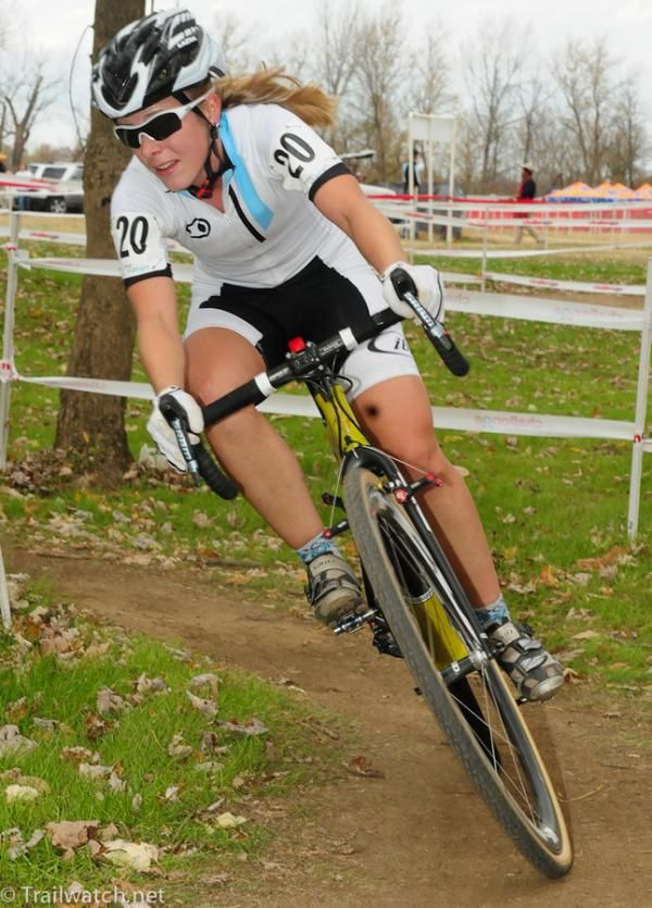 Chloe Forsman (Crank Brothers) on her way to a sixth place finish