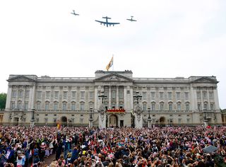 Buckingham Palace Fly Past
