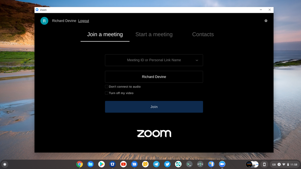 zoom install chromebook