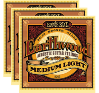 Ernie Ball Earthwood 80/20 Medium Light strings: only $10