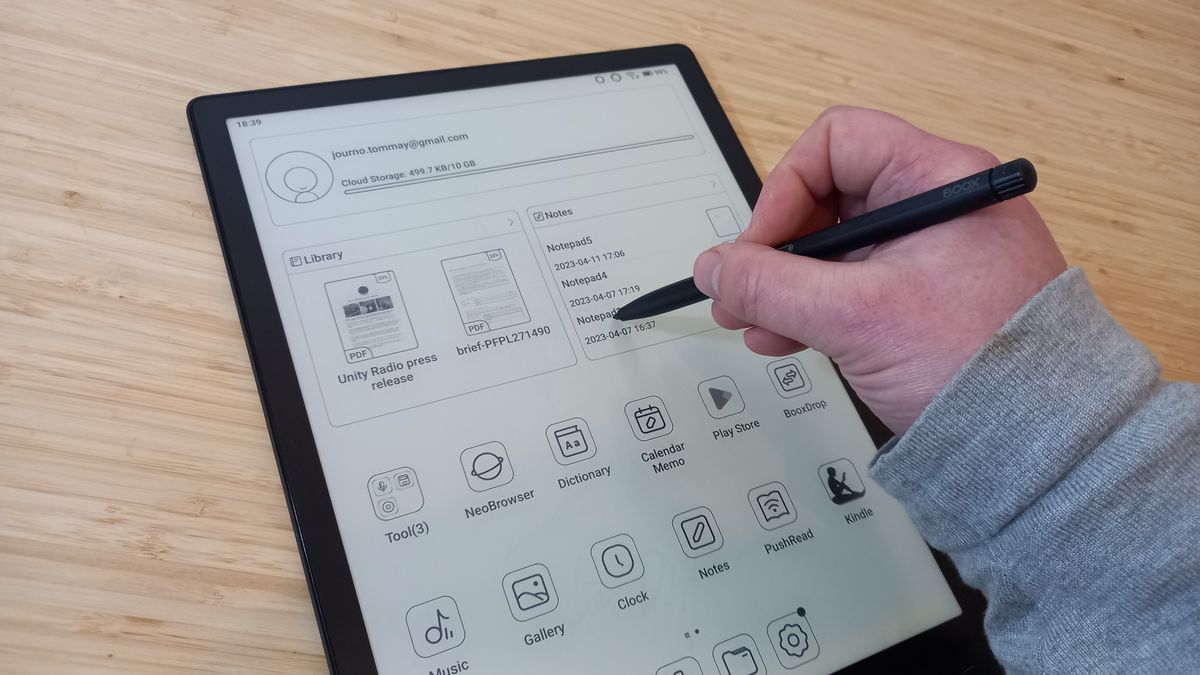 The ONYX BOOX Note Air: Android 10.0 on an E-Ink Tablet