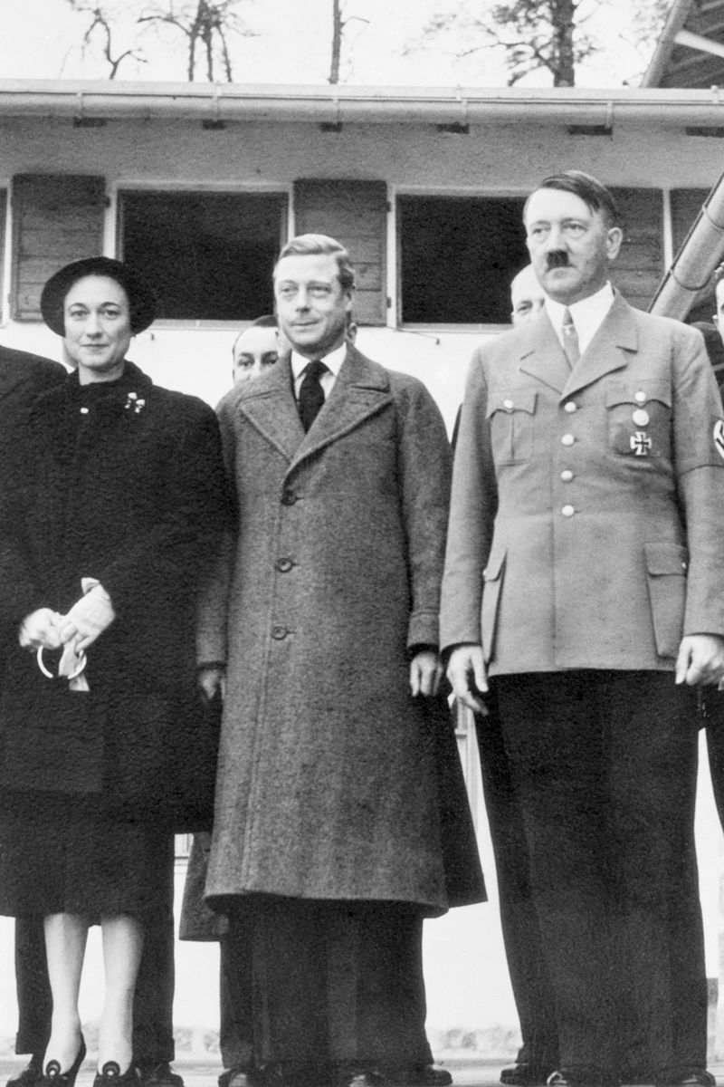How Edward VIII was supposedly friends with Adolf Hitler.