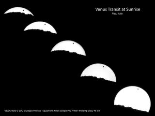 Venus Transit 2012 Seen in Pisa, Italy