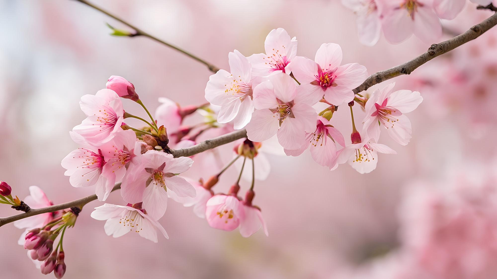 Sakura flower blossoms