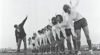 Southampton Ladies warm up in May 1971