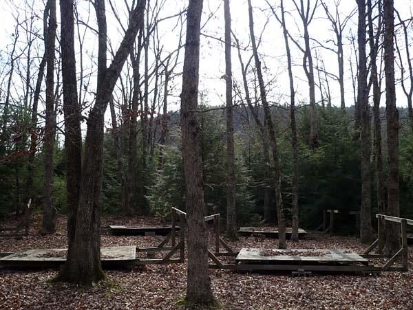 You might stay in a provided tent on one of these platforms or bring your own and camp on the ground.
