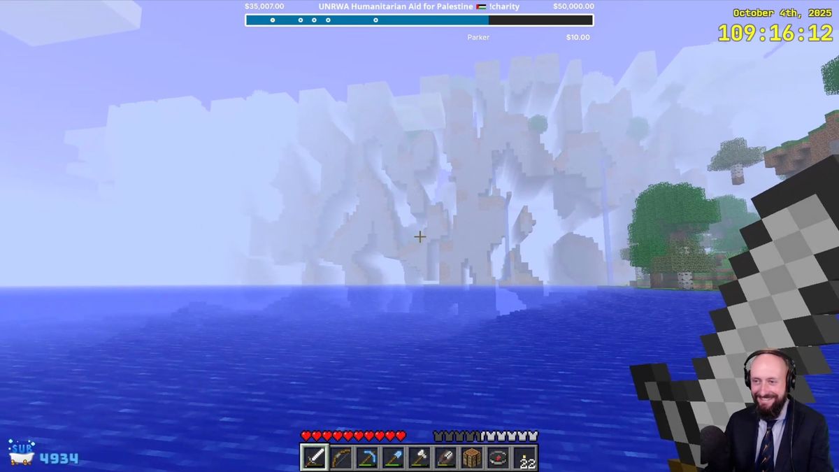 Incessant gamer reaches fabled edge of Minecraft map after more than 14 years — has been walking towards mythical 'Far Lands' at the edge of the map since 2011, covering 12,500km in-game