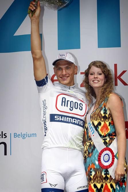 Marcel Kittel (Argos - Shimano) on the podium