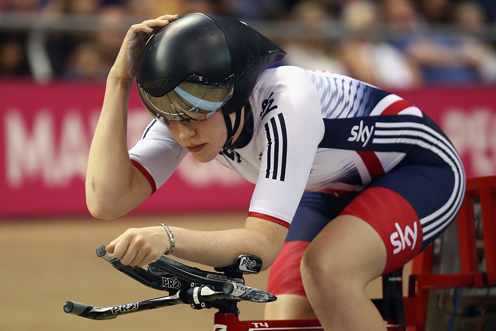 Emily Nelson (Great Britain) in the women's pursuit