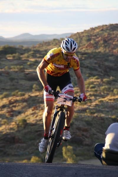 Andy Blair in yellow