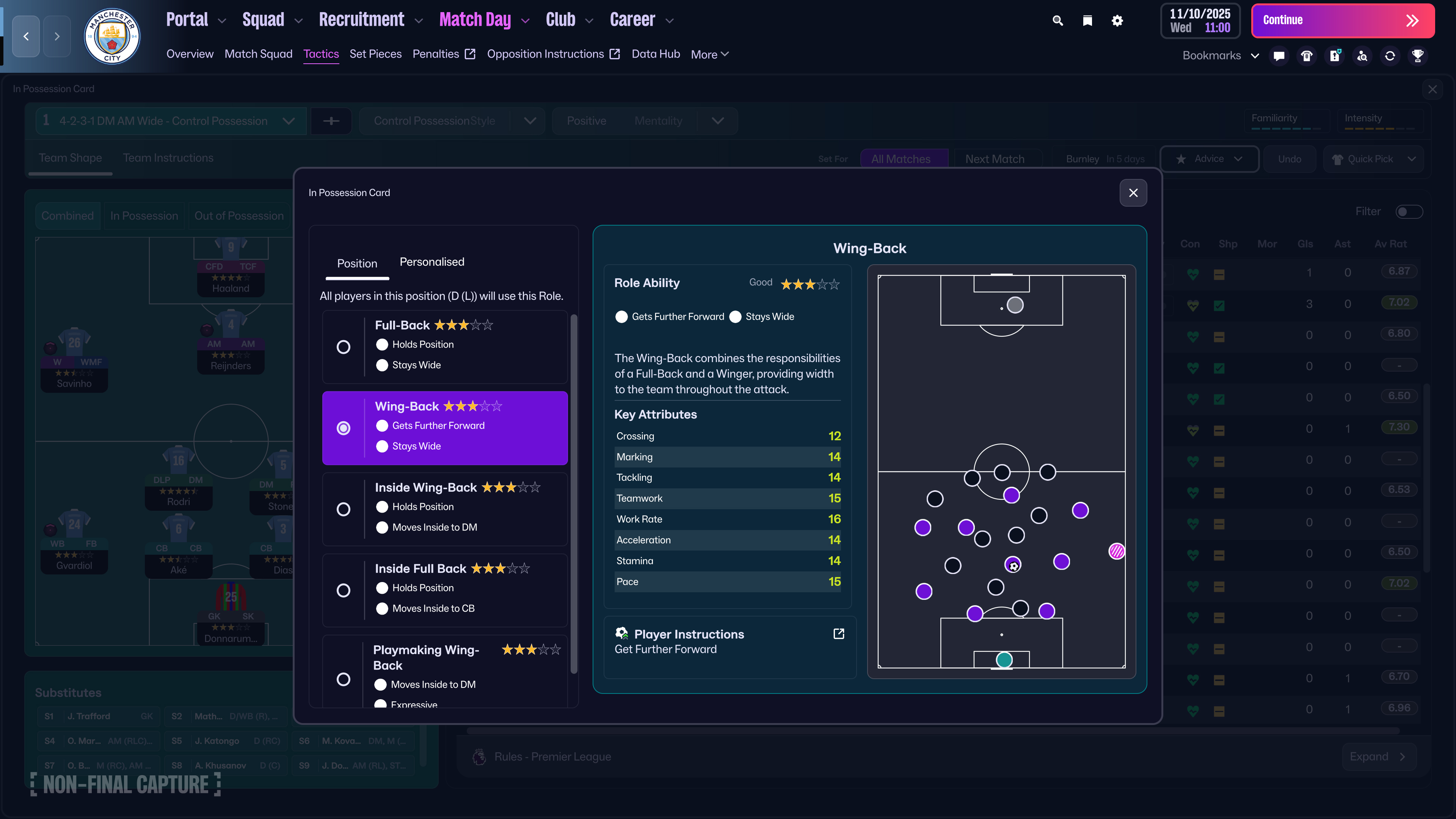 Screenshots from FM26