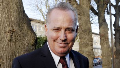 British entertainer Michael Barrymore arrives at Ealing Magistrates court in London on December 7, 2011. Barrymore attended court charged with possession of cocaine and being drunk and disord