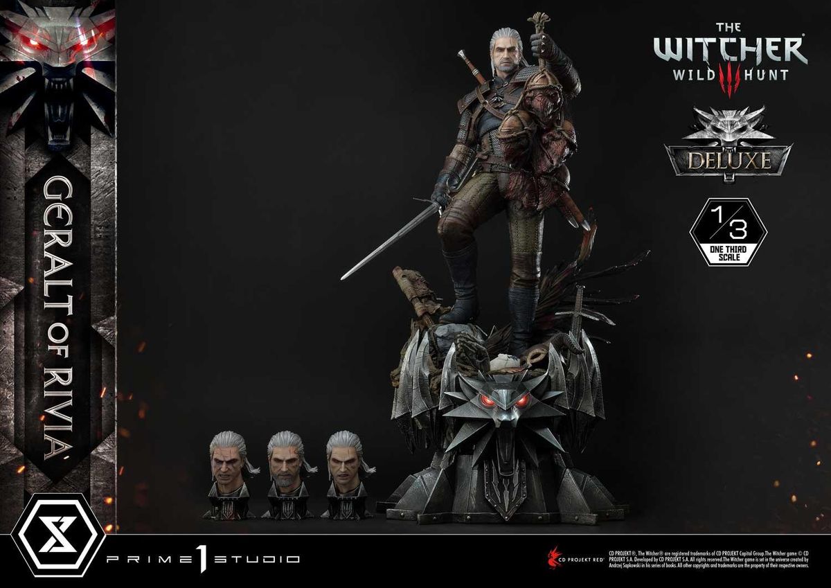 Geralt of Rivia statue