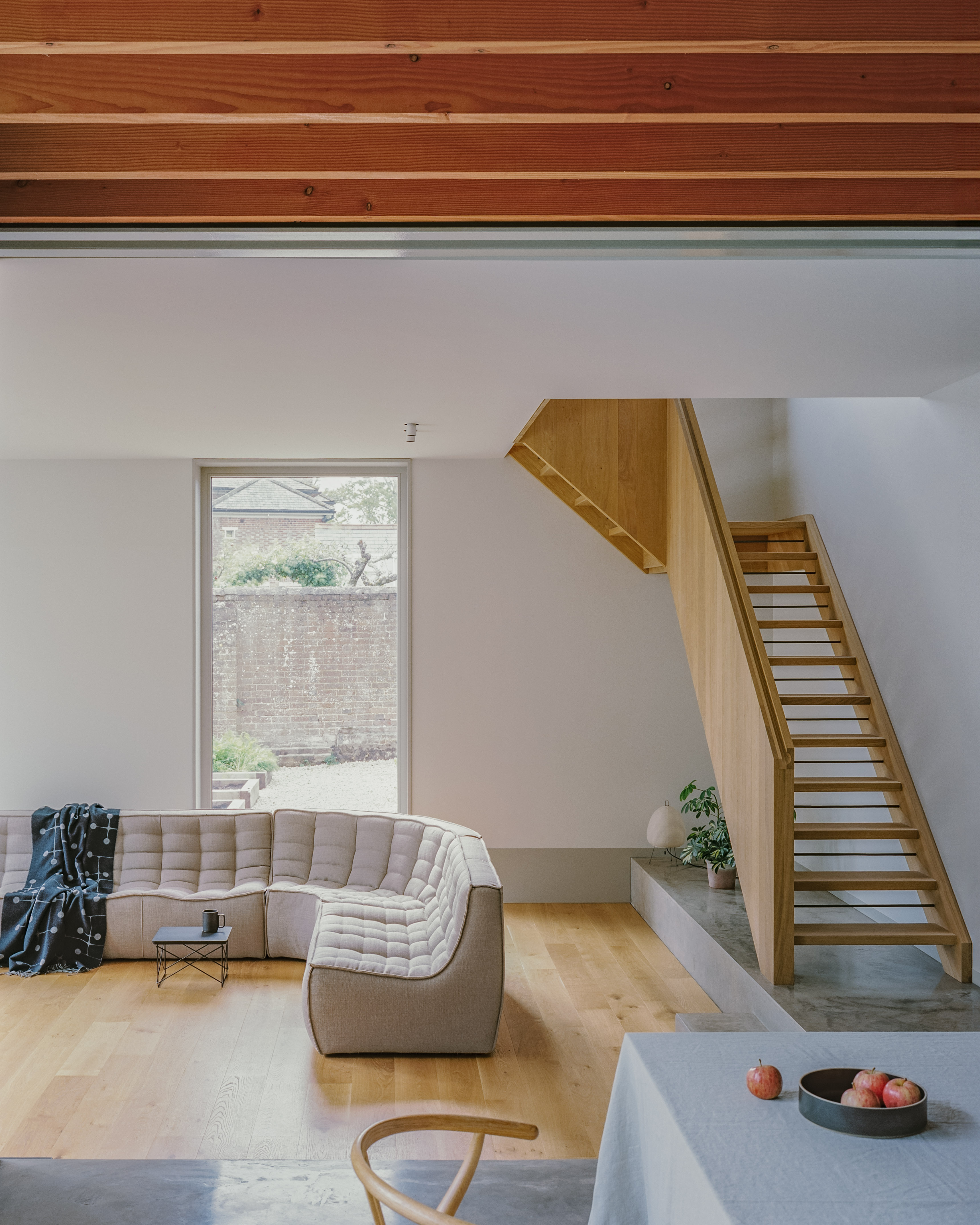 The living spaces in Monkton, Sandy Rendel Architects