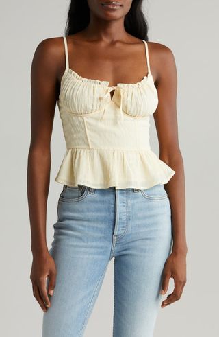 Peplum Bustier Camisole