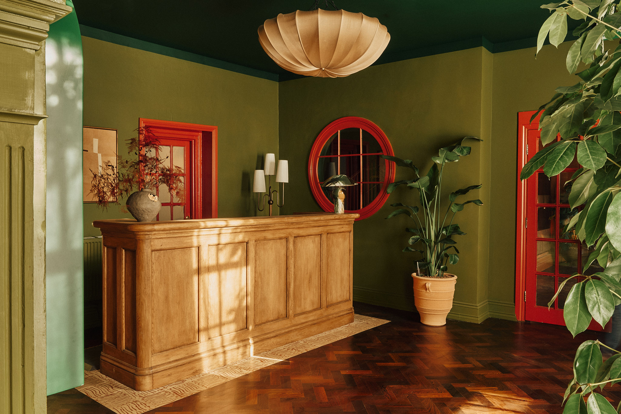 country hotel interior