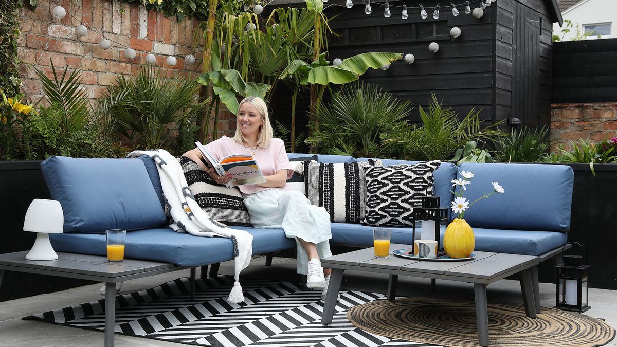 Real home: Revamped garden has a festival feel