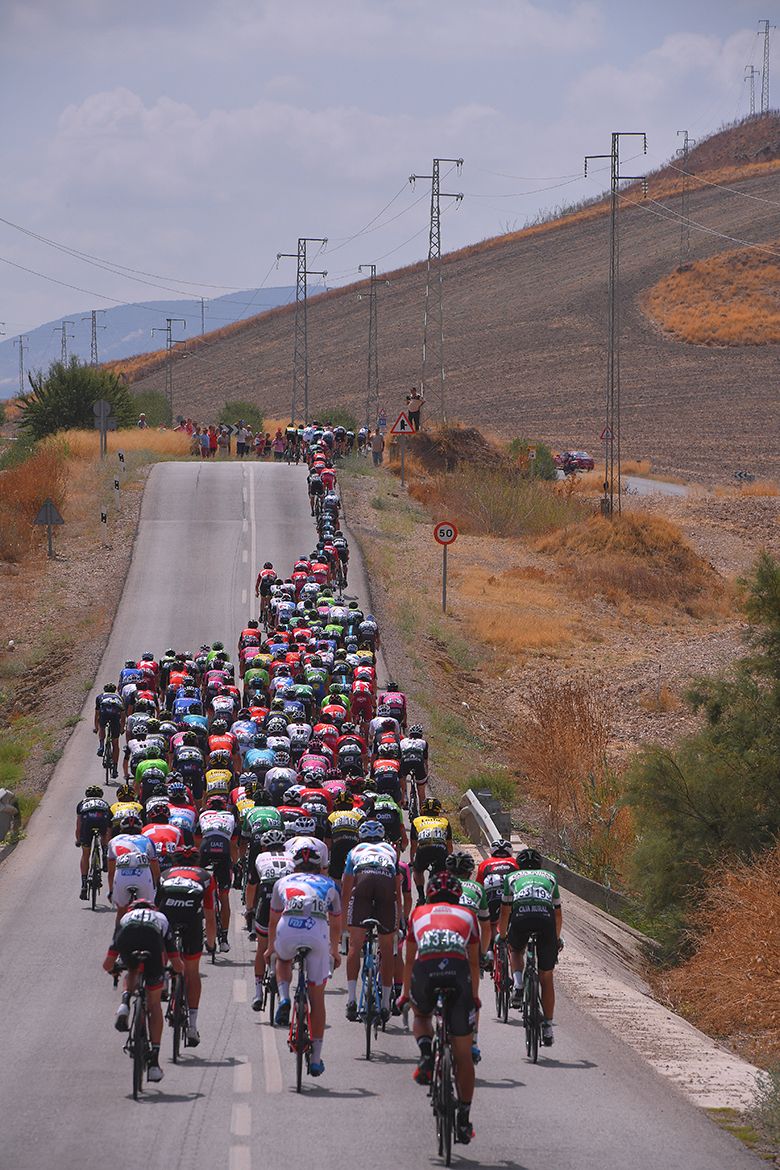 The Vuelta a Espa&ntilde;a peloton
