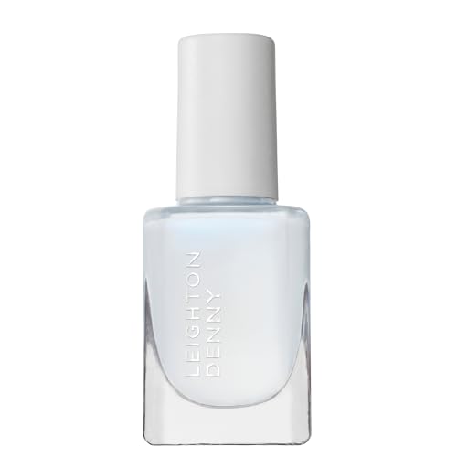 Leighton Denny Nail Illuminator Milky White | Brightening Nail Polish &amp;amp; Base Coat Treatment | Vegan Plant-Based