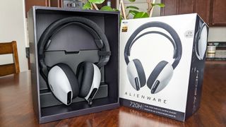 Alienware 720H Gaming Headset in box.