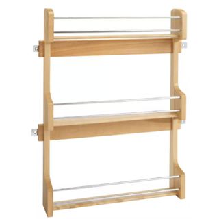 Kitchen Cabinet Door Mounted 3-Shelf Storage Spice Rack