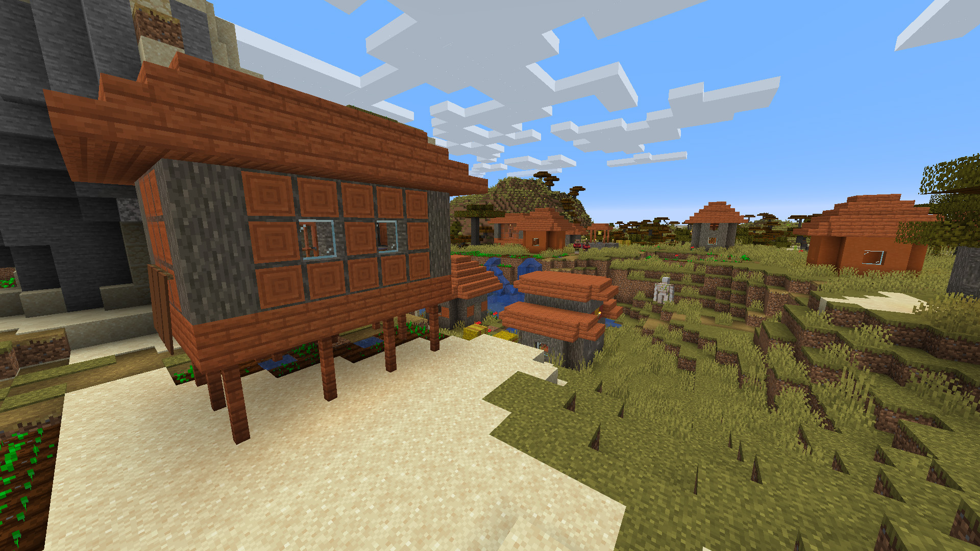 minecraft village house inside