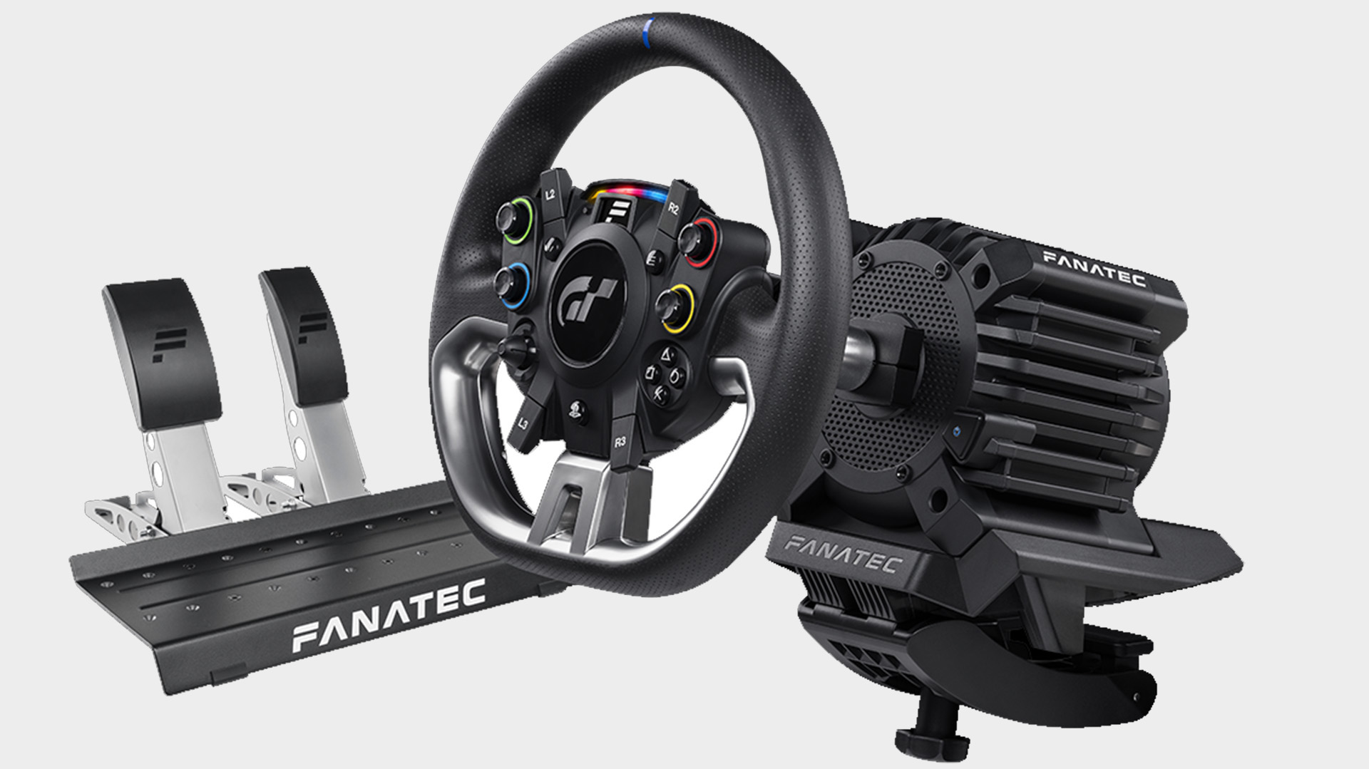 Fanatec GT DD Pro racing wheel and pedal set