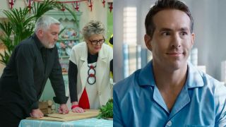 Paul Hollywood and Prue Leith/Ryan Reynolds in Free Guy