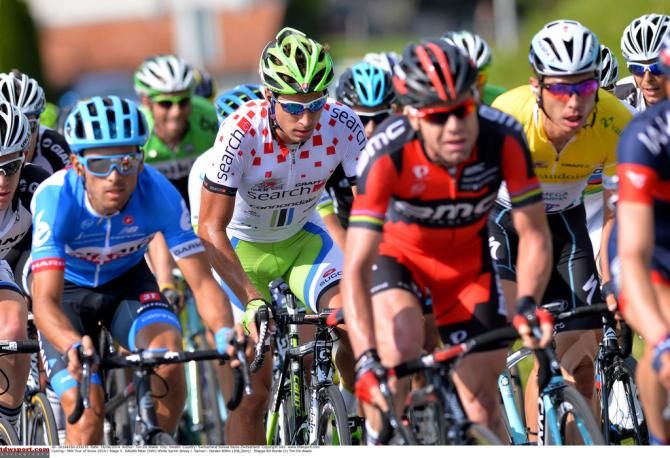 Peter Sagan (Cannondale) sitting in the bunch