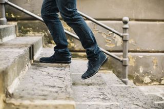 stairs, walking up stairs